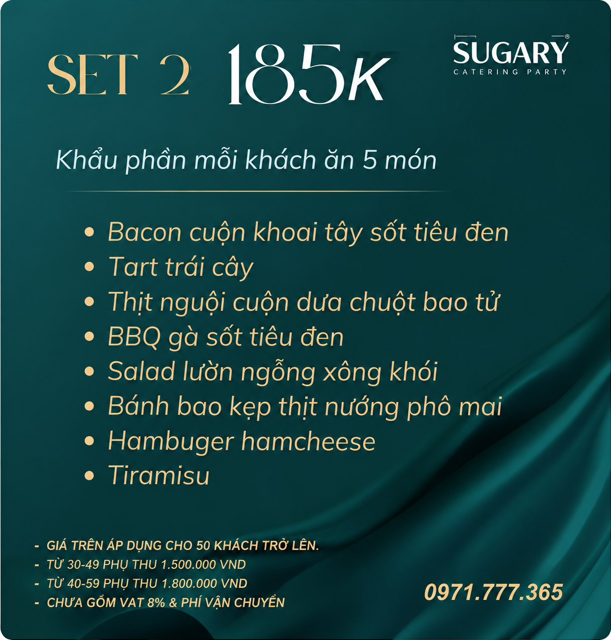 Menu Finger Food – Canafe – Set 2 185K