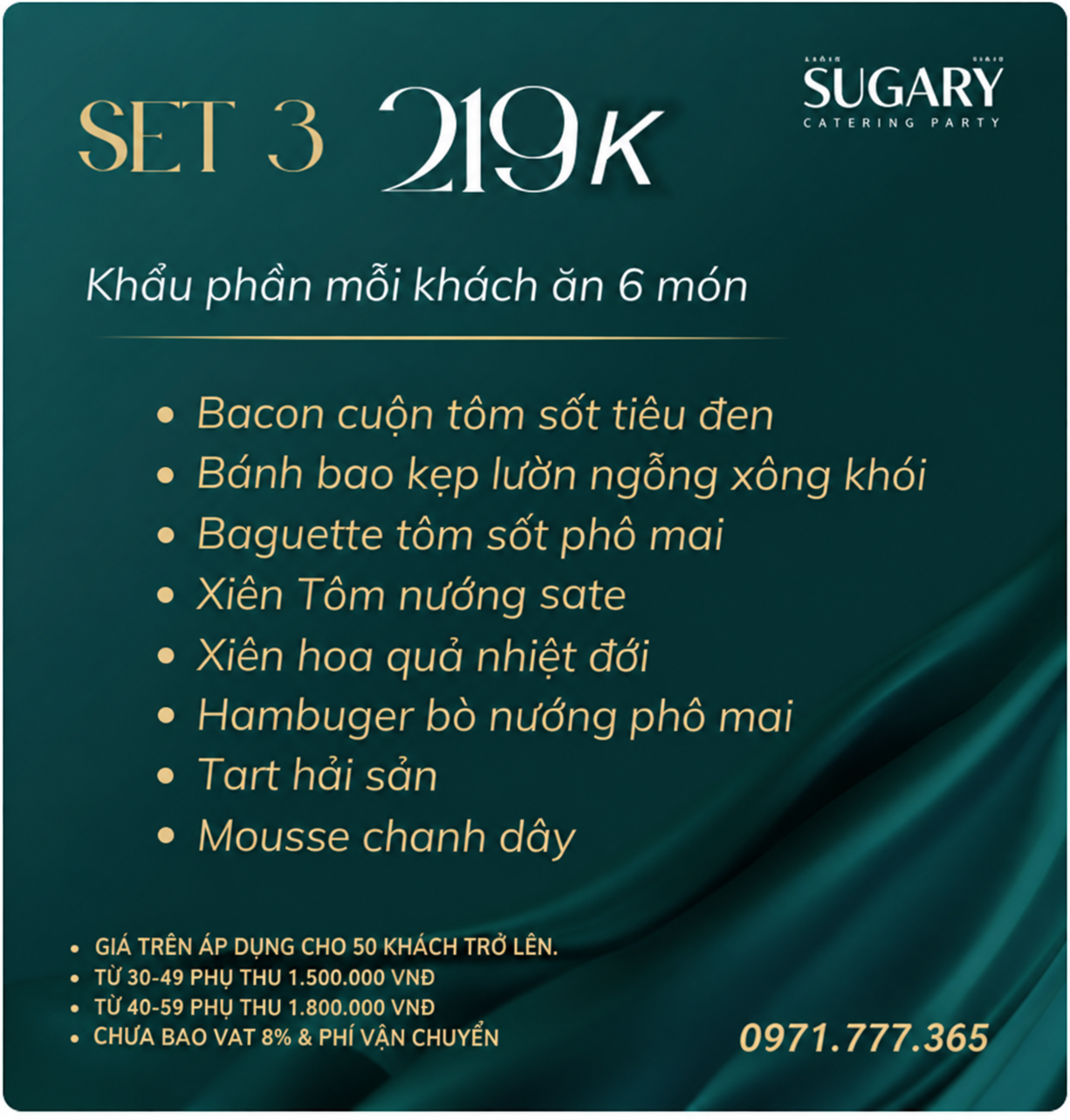 Menu Finger Food – Canafe – Set 3 219K