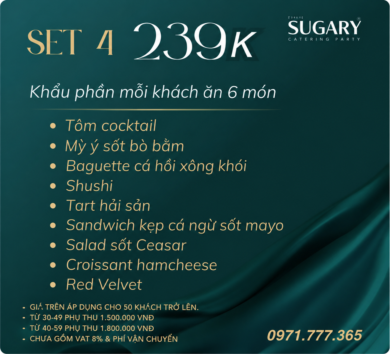 Menu Finger Food – Canafe – Set 4 239K